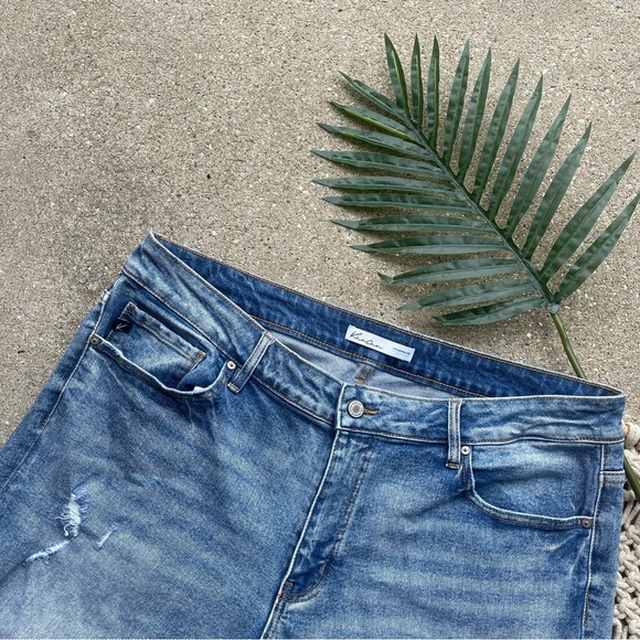 Plus Size Kancan Distressed Jeans Size 18 - Picture 6 of 9